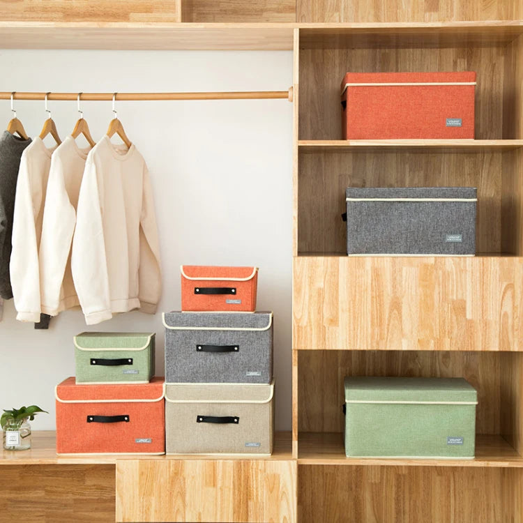 Fabric Foldable Storage Box Clothes Storage Box With Lids