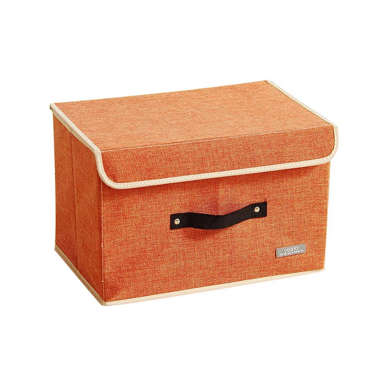 Fabric Foldable Storage Box Clothes Storage Box With Lids