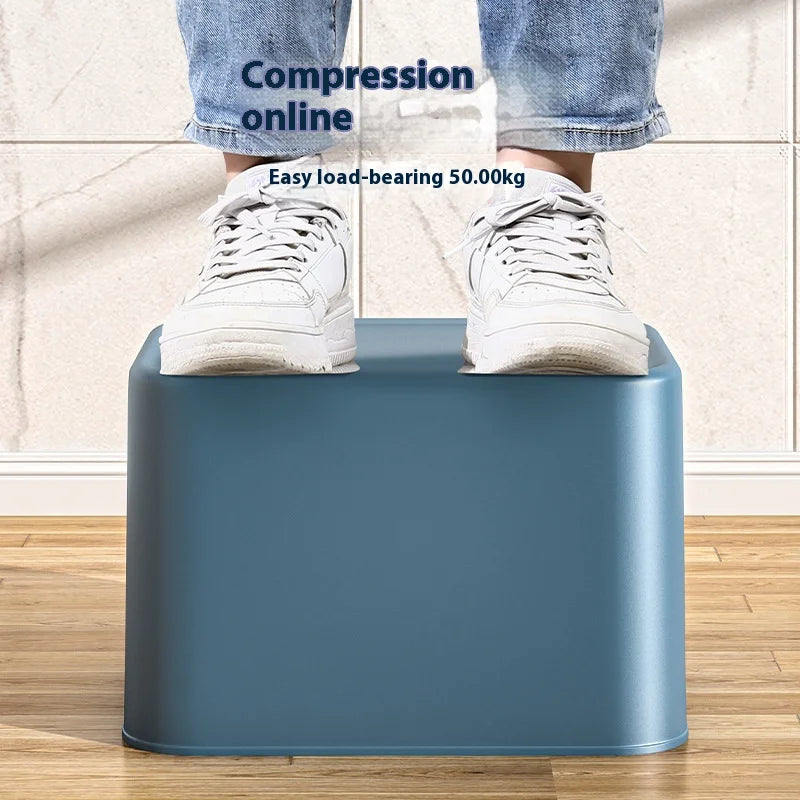 Desktop Storage Box Dust-proof With Lid Rectangle PP Plastic Basket for Organizing Snacks Toys Socks Underwear Bedroom Articles