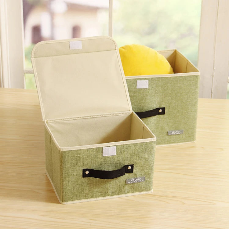 Fabric Foldable Storage Box Clothes Storage Box With Lids