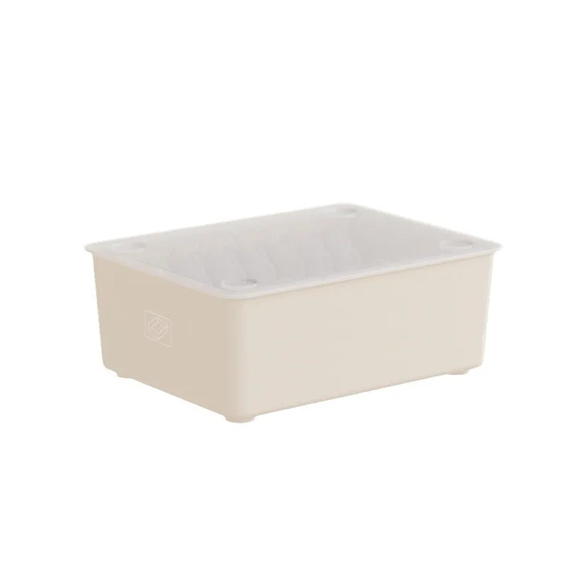 Lovely and Practical 3-Layer PP Plastic Rectangle Sustainable Multifunction Storage Box for Home Clothing Organization